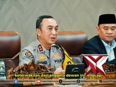 Kapolda Sumsel lakukan lawatan kerja dan silaturahmi ke ketua DPRD Sumsel - PoliceTube