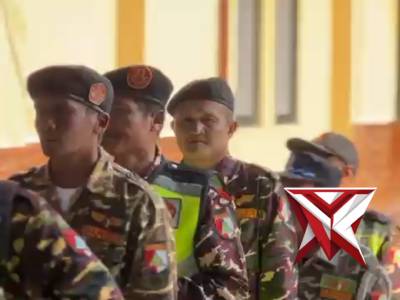 Banser Balantas Bersinergi dengan Polri, Siap Dukung Pengamanan Operasi Ketupat 2026 di Sragen