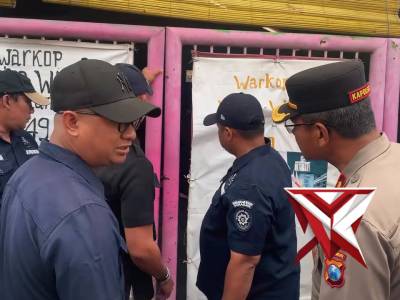 Pengamanan Aksi Eksekusi Tanah dan bangunan Polsek rungkut