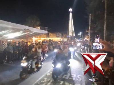 engamanan malam takbiran di Kabupaten Minahasa berlangsung aman dan kondusif ?