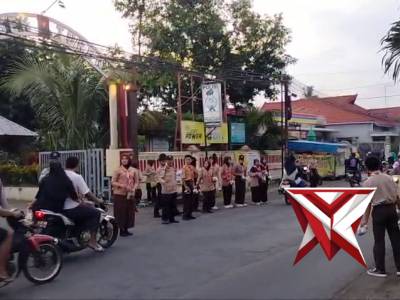 Pengamanan Pembagian Takjil Polsek Turen Polres Malang
