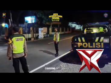 Patroli Pantauan Arus Lalu Lintas di Jalan Batu Jamus Oleh Polsek Kedawung