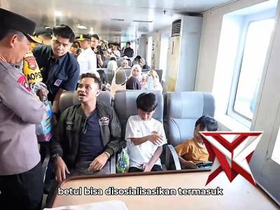 Sapa Pemudik di Merak Kapolri Hadirkan pelayanan Maksimal