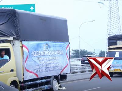 Polda Metro Jaya melepas bantuan kemanusiaan untuk korban bencana di Aceh, Sumut, dan Sumbar - PoliceTube
