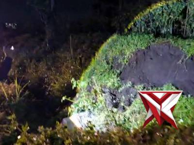 Pengecekan lokasi longsor