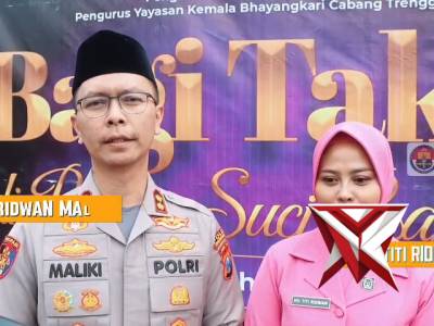 Polres Trenggalek Bagikan Ratusan Menu Buka Puasa dan Takjil Gratis  Masih dalam suasana bulan suci