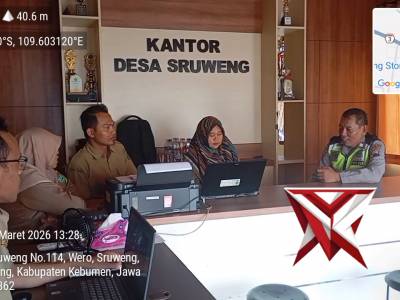 Kegiatan sambang kamtibmas bulan romadhon anggota Polsek Sruweng polres Kebumen