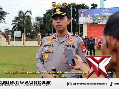 Kapolres Musi Rawas Polda Sumatera Selatan Melaksanakan Apel Jaga Musi Rawas