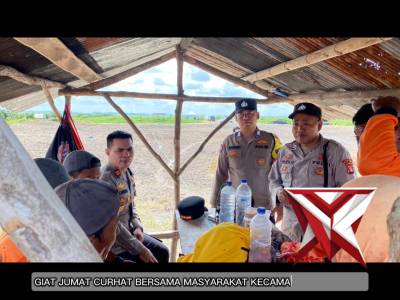 POLSEK KONGBENG GIAT JUM'AT CURHAT BERSAMA MASYARAKAT KECAMATAN KOMBENG - PoliceTube