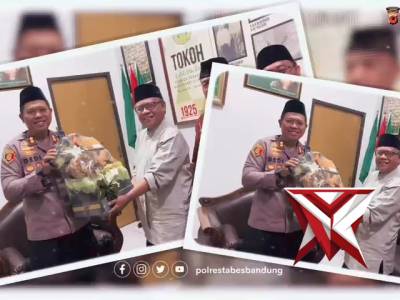 kegiatan silaturahmi kamtibmas ke Pondok Pesantren Cijawura
