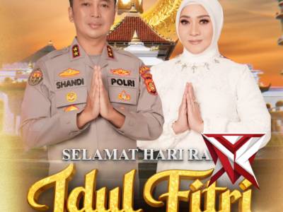 Kepala Kepolisian Daerah Sumatera Selatan Beserta Staff dan Jajaran Serta Bhayangkari Mengucapkan