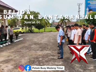 polsek buay madang timur melaksanakan kurve di sekitaran sungai