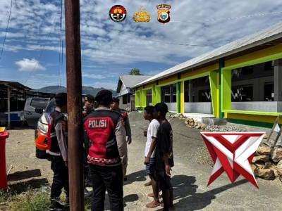Satsamapta polres haltim melaksanakan patroli rutin di siang hari