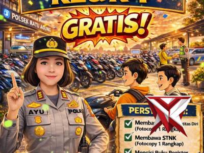 *? Mudik Tenang, Kendaraan Aman di Polsek Ratu Agung! ??*