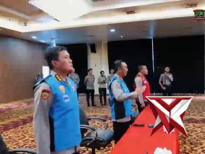 KAPOLDA SUMSEL PIMPIN ACARA PAKTA INTEGRITAS PENERIMAAN TERPADU ANGGOTA POLRI TA 2026 - PoliceTube