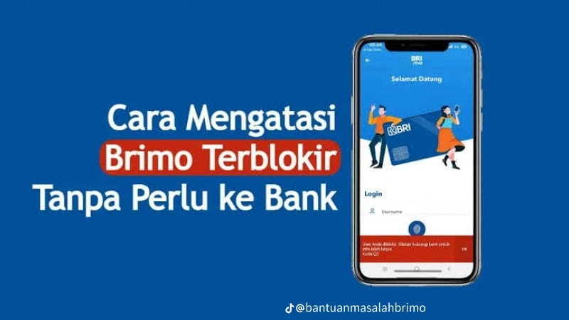 Cara buka blokir BRimo salah pin 3 kali Terblokir