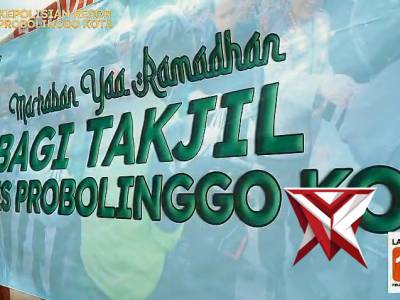 Polres Probolinggo Kota Bagikan 500 Takjil di Depan Mako dan Alun-Alun - PoliceTube