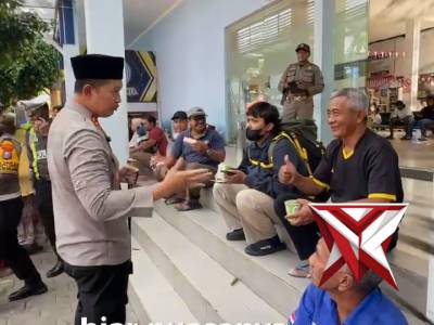 Bersama Bhayangkari, Polres Magetan melakukan pengecekan Pos pam dan Pos Pelayanan ops ketupat 2026
