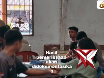 Personel Polresta Manokwari Ikuti Pemeriksaan Kesehatan Berkala Tahun 2026