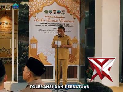 Buka puasa bersama forkopimda dan masyarakat kabupaten maluku barat daya