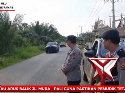 Himbauan arus balik lebaran Polsek BTS ULU