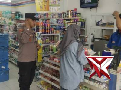 Jelang lebaran kanit binmas berikan himbauan kamtibmas