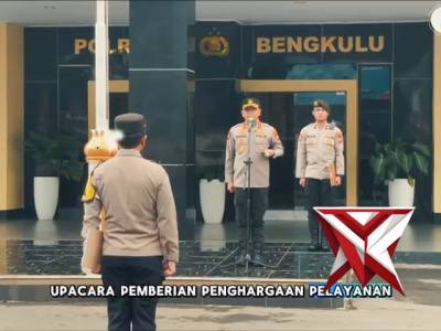 Kota Bengkulu &ndash; Kapolresta Bengkulu Kombes Pol Rahmad Hidayat, S.S., M.H. memimpin langsung upacara