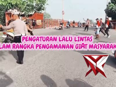 Pengaturan lalin Dalam rangka pengamanan giat masyarakat