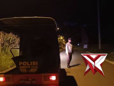 Patroli Jalan perkampungan Desa Wonoploso Gondang