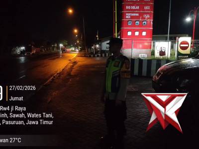 Patroli Bluelight Polsek Nguling