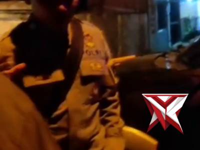 Polsek Baleendah melaksanakan patroli malam hari di wilayah hukumnya guna memastikan keamanan