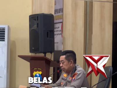 Polres Pacitan menggelar Latihan Pra Operasi (Latpraops) Ketupat Semeru 2026 yang dilaksanakan di Gr