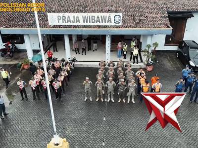 Rangkaian pengamanan malam takbir hari Raya Idul Fitri 1447 H Kota Probolinggo