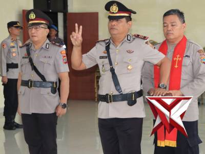 "Giat Sertijab Kabagren Polres Boltim, Wakapolres Pimpin Langsung"