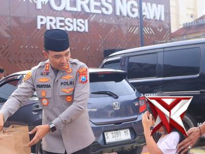 KAPOLRES NGAWI BERBAGI DI BULAN RAMADHAN 1447