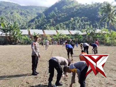 PENANAMAN JAGUNG KUARTAL III DI POLSEK LASUSUA POLRES KOLUT