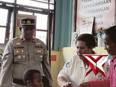 Bantuan Asupan Gizi Tambahan Dari Kapolda Papua