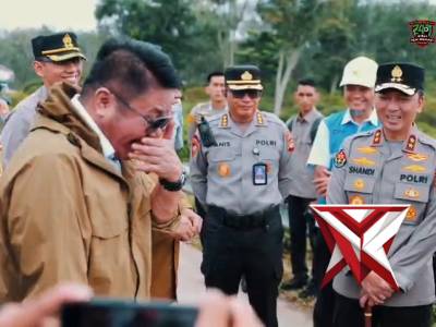 Kapolda Sumsel Melaksanakan Pengecekan Jalur Tol Kapal Betung