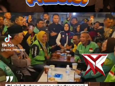 Kapolri Listyo sigit prabowo menyambangi kedai ado presisi