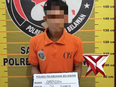 Polres Pelabuhan Belawan Amankan 5 Pengguna Narkoba Saat Penyisiran Lokasi Rawan Tawuran