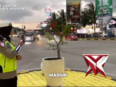 Pantauan arus lalu lintas di wilayah Kab. Madiun