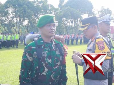 Apel Gelar Pasukan Polres Banyuasin