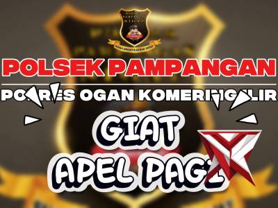 GIAT APEL PAGI POLSEK PAMPANGAN - PoliceTube