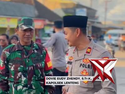 Polsek Lenteng Polres Sumenep berbagi takjil