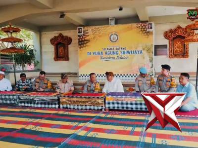 Dari Pura Agung Sriwijaya, Kapolda Sumsel Gaungkan Keberagaman sebagai Pilar Keamanan
