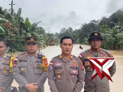 Situasi terkini banjir di jalan lintas malindo kec.beduai kab.sanggau