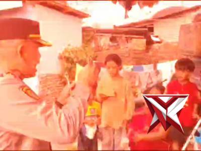 *Polresta Bengkulu Berbagi Takjil dan Sosialisasi Layanan 110, Wujud Kepedulian Polri di Bulan Ramad