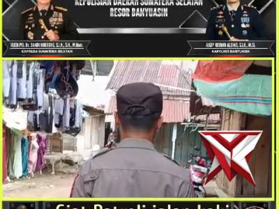 Giat patroli Polsek pangkalan balai