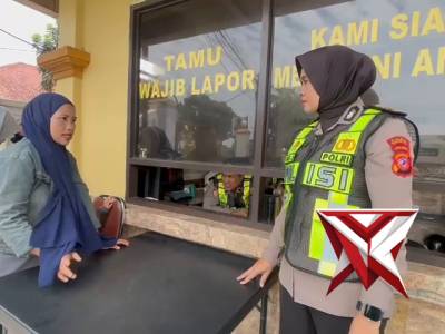 Patroli mojang bintana lodaya polres sukabumi kota giat pam sholat jum'at