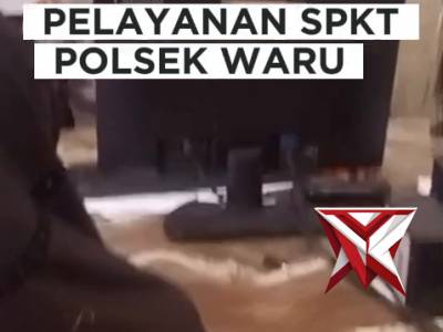 pelayanan SPKT Polsek Waru yang ramah dan humanis